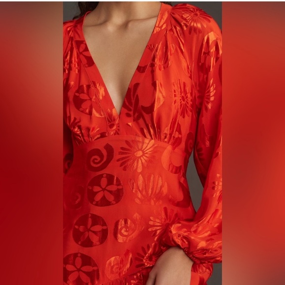 🔥Farm Rio Jacquard Maxi Dress - Picture 3 of 8